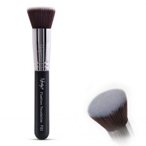 Nanshy Flat Fop Foundation Kabuki Makeup Brush – Flawless HD Application