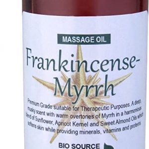 Frankincense-Myrrh Massage Oil/Body Oil 8 fl. oz with All Natural Plant Oils