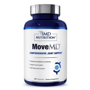 1MD Nutrition MoveMD – Joint Health Supplement – Doctor Formulated | with Collagen, Astaxanthin, and More | 30 Capsules