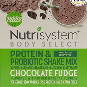 Nutrisystem Chocolate Fudge Protein and Probiotic Shake Mix, 20ct