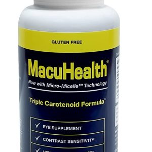 Macuhealth Triple Carotenoid Formula – Eye Vitamins for Adults – 90 Softgels, 3 Month Supply – Advanced Eye Support & Health Eye Formula