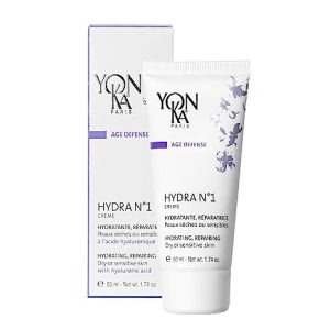 Yon-Ka Hydra No. 1 Creme (50ml) Anti-Aging Face Moisturizer, Hydrate Dry Skin with Hyaluronic Acid and Vitamin A, E & C, Rich Daily Cream to Restore Youthful Radiance, Paraben-Free