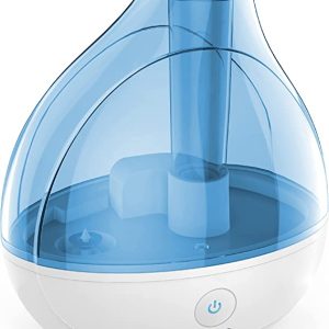 Pure Enrichment MistAire Ultrasonic Cool Mist Humidifier – Quiet Air Humidifier for Bedroom, Nursery, Office, & Indoor Plants – Lasts Up To 25 Hours, 360° Rotation Nozzle, Auto Shut-Off, Night Light