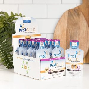 ProT GOLD Collagen Liquid Protein Shots | Berry Sugar Free | 24 packets | Anti Aging | Proven to Boost Immunity | Formula Trusted by 4,000+ Medical Facilities for Complete Protein Nutrition and 2X Faster Healing