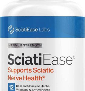 SciatiEase Sciatic Nerve Health Support – Supplement with AlphaPalm, Pea, Vitamin B Complex, Alpha Lipoic Acid 300mg – 120 Capsules – Nerve Support Formula