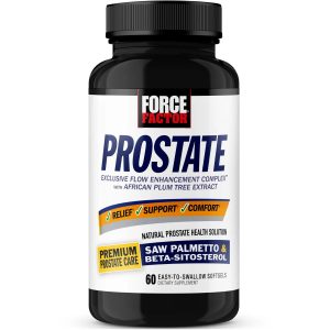 Force Factor Prostate Saw Palmetto and Beta Sitosterol Supplement for Men