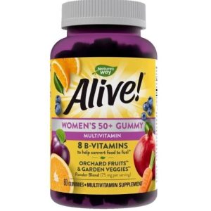 Nature’s Way Alive! Women’s 50+ Gummy Multivitamins, Essential Vitamins & Mineral