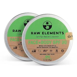 Raw Elements Face and Body Certified Natural Sunscreen