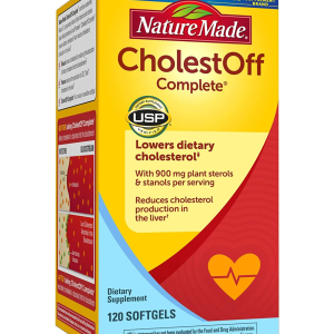 Nature Made Cholestoff Complete Dietary Supplement, 2 PACK 120 Softgels EACH