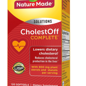 Nature Made Cholestoff Complete Dietary Supplement, 2 PACK 120 Softgels EACH