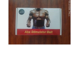 TINSPEALDHA Abs Stimulator, Ems Abs Muscle Stimulator Belt, Abdominal Muscle Stimulator Belt for Men and Women, Training Gear Ab Black