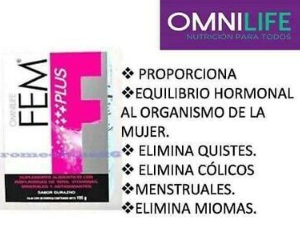 OMNILIFE OML FEM PLUS BOX W/30 SACHETS 195G NEW SEALED EXP 11/2023