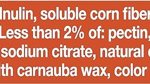 Metamucil Daily Fiber Gummies, Orange Flavored, No Sugar Added, 5g Prebiotic Plant Based Fiber Blend, 72 Count