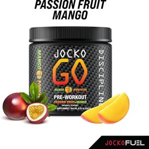 Origin Jocko Fuel Pre Workout Powder with L-Citrulline, Nootropic & Caffeine for Endurance & Stamina – Keto, Sugar Free Blend for Distance Running, Cycling, Jiu Jitsu – 30 Servings (Mango)