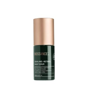 Biossance Squalane + Retinol Serum. Encapsulated Time-Release Retinol to Reduce Fine, Lines, Wrinkles, Discoloration and Texture. Cell Turnover with Minimal Irritation (1.01 fl oz)