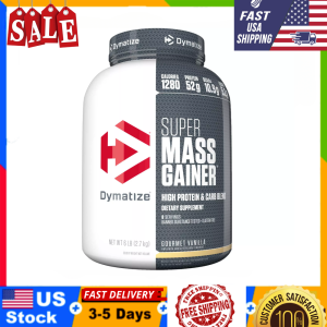 Dymatize Super Mass Gainer Protein Powder 6 LBS, Gourmet Vanilla