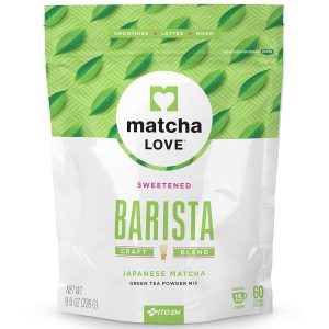 Matcha Love Green Tea Powder Packet, Sweetened, 8 Ounce