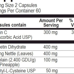 Ortho Molecular Products – Natural D-Hist – 120 ( 2 pack)