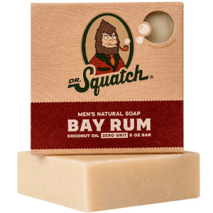 NEW Dr. Squatch Natural Bar Soap, Bay Rum, 5 oz