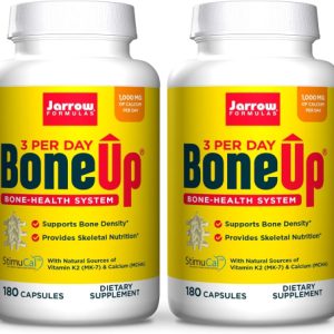 NEW Jarrow Formulas, Inc. Supplement Bone-Up Three Per Day 180 Caps