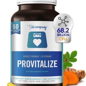 Better Body Co. Provitalize | Probiotics for Women Digestive Health, Menopause | Sexy Midsection Curves, Bloat, Joint Support | Turmeric Curcumin | Packaging Vary | Now BB Company (Formerly, 60 Ct