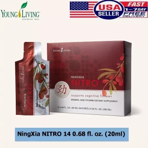 Young Living NingXia NITRO 14 0.68 fl. oz. (20ml) Sachets NIB Mineral & Vitamin